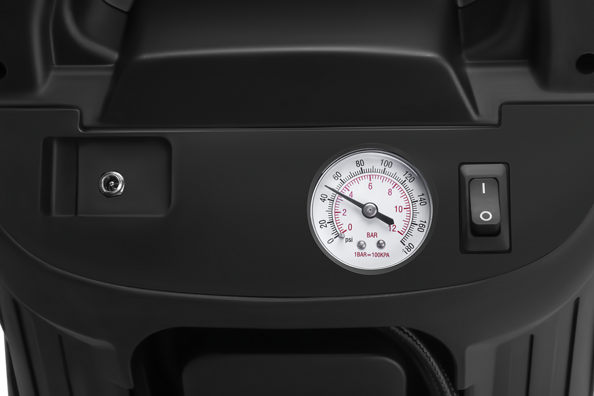 Užvedimo / įkrovimo stotelė / 220-230 V keitiklis 250 W, su oro kompresoriumi, su apšvietimo prožektoriumi Kraft & Dele JUMP STARTER KD5347, 1200/700A 26Ah powerbank