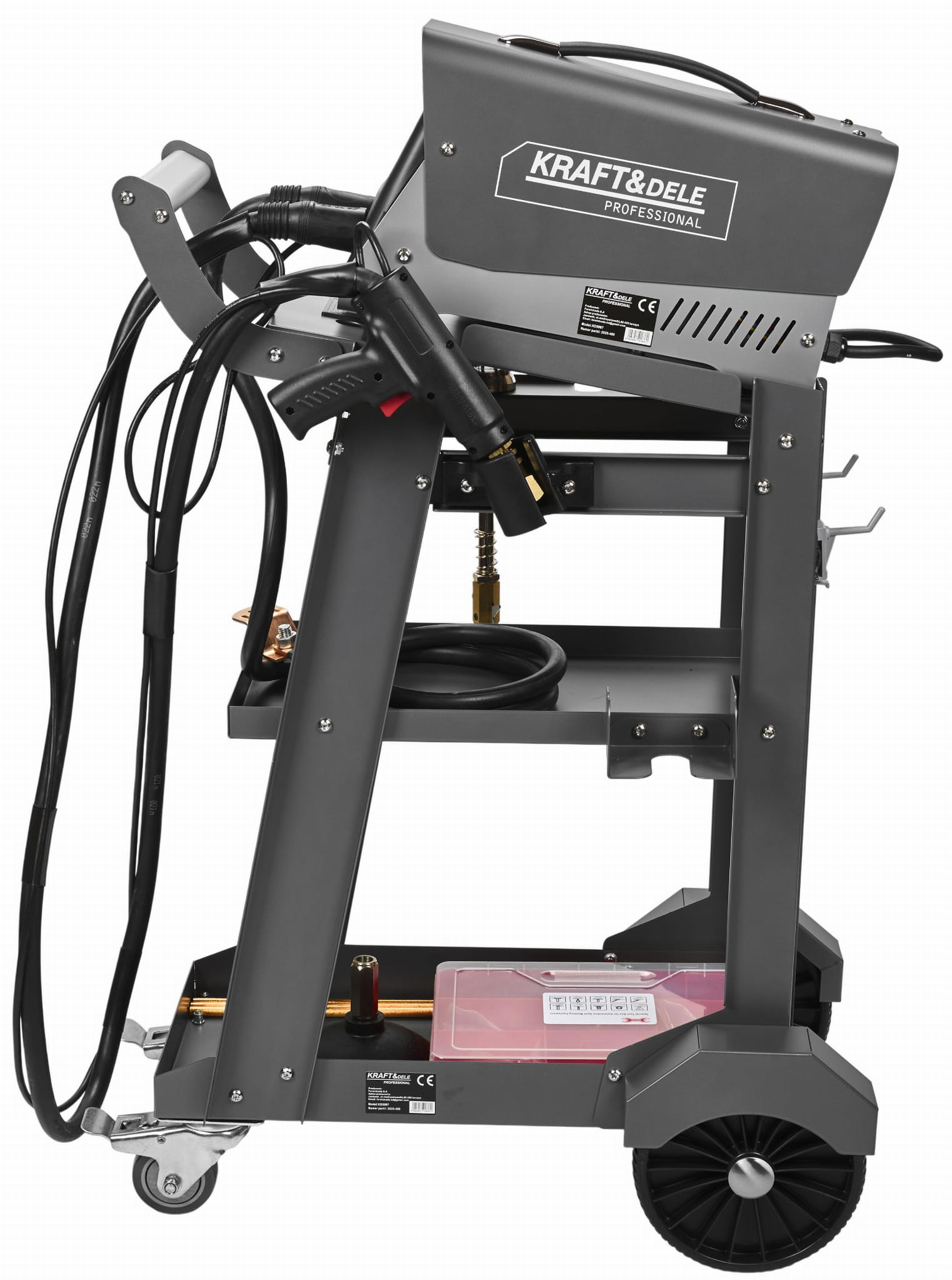 Kėbulų taškinio suvirinimo įrenginys 400 A su vežimėliu + priedais KD5997