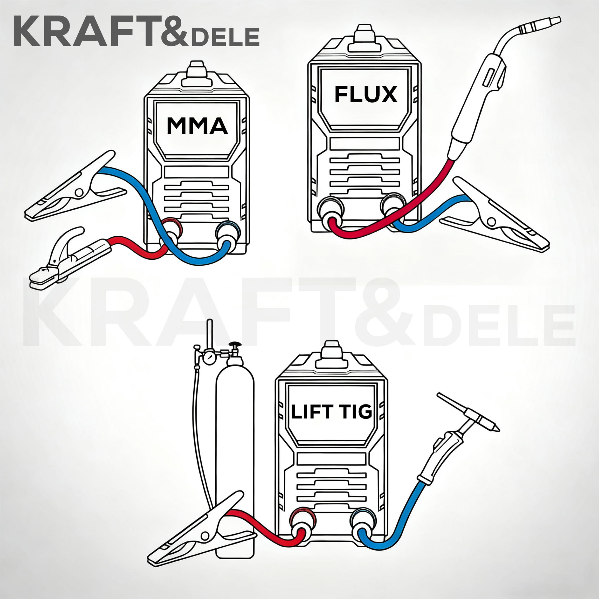 MIG Flux MMA TigLift KD3432 inverterinis suvirinimo aparatas