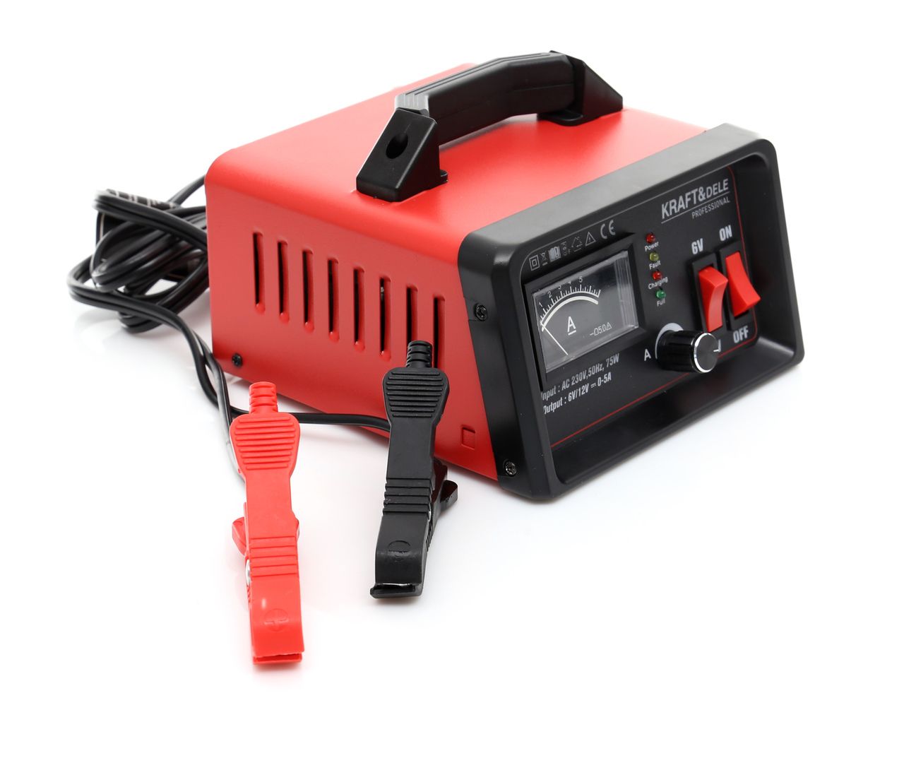 Akumuliatorių įkroviklis KD1288, 6/12V 5A 75Ah