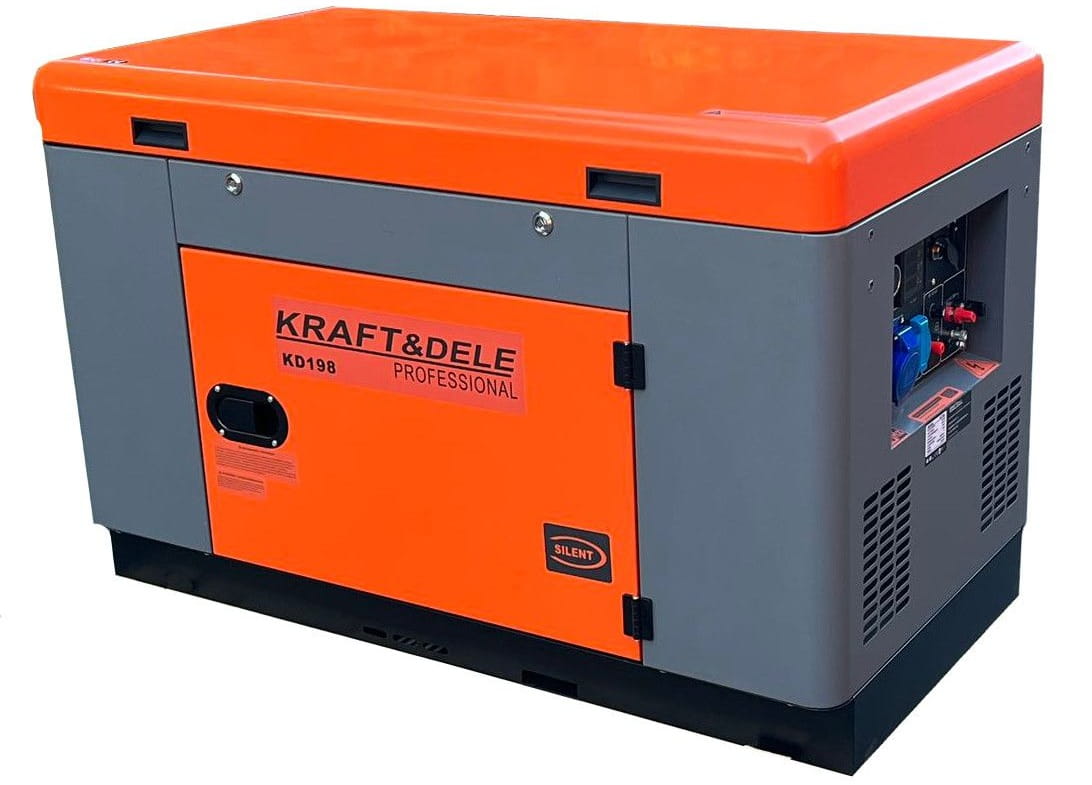 KRAFT&DELE Vienfazis dyzelinis generatorius 14/15,5 kW KD198