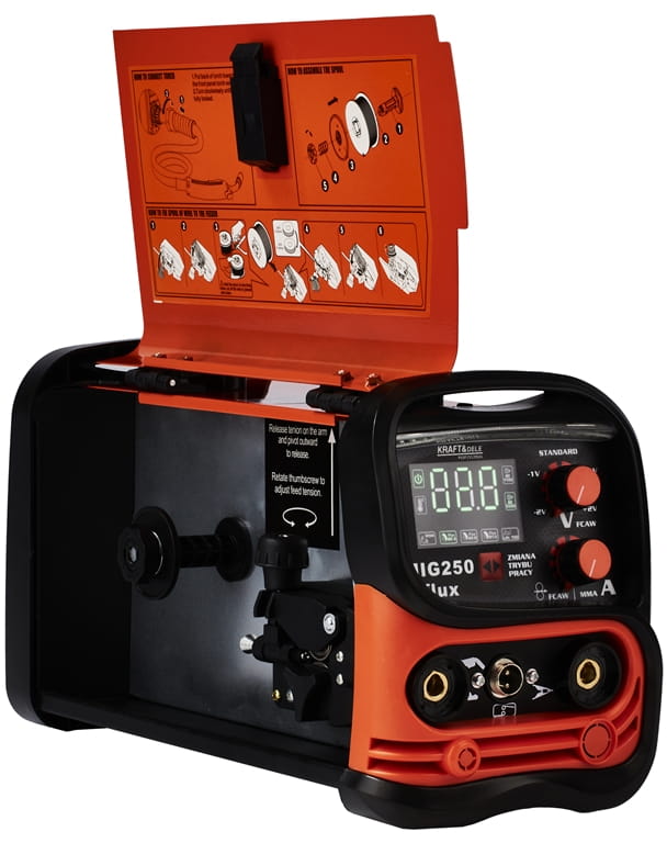 250A suvirinimo aparatas - MIG / MMA / LIFT TIG 3in1 KD1875