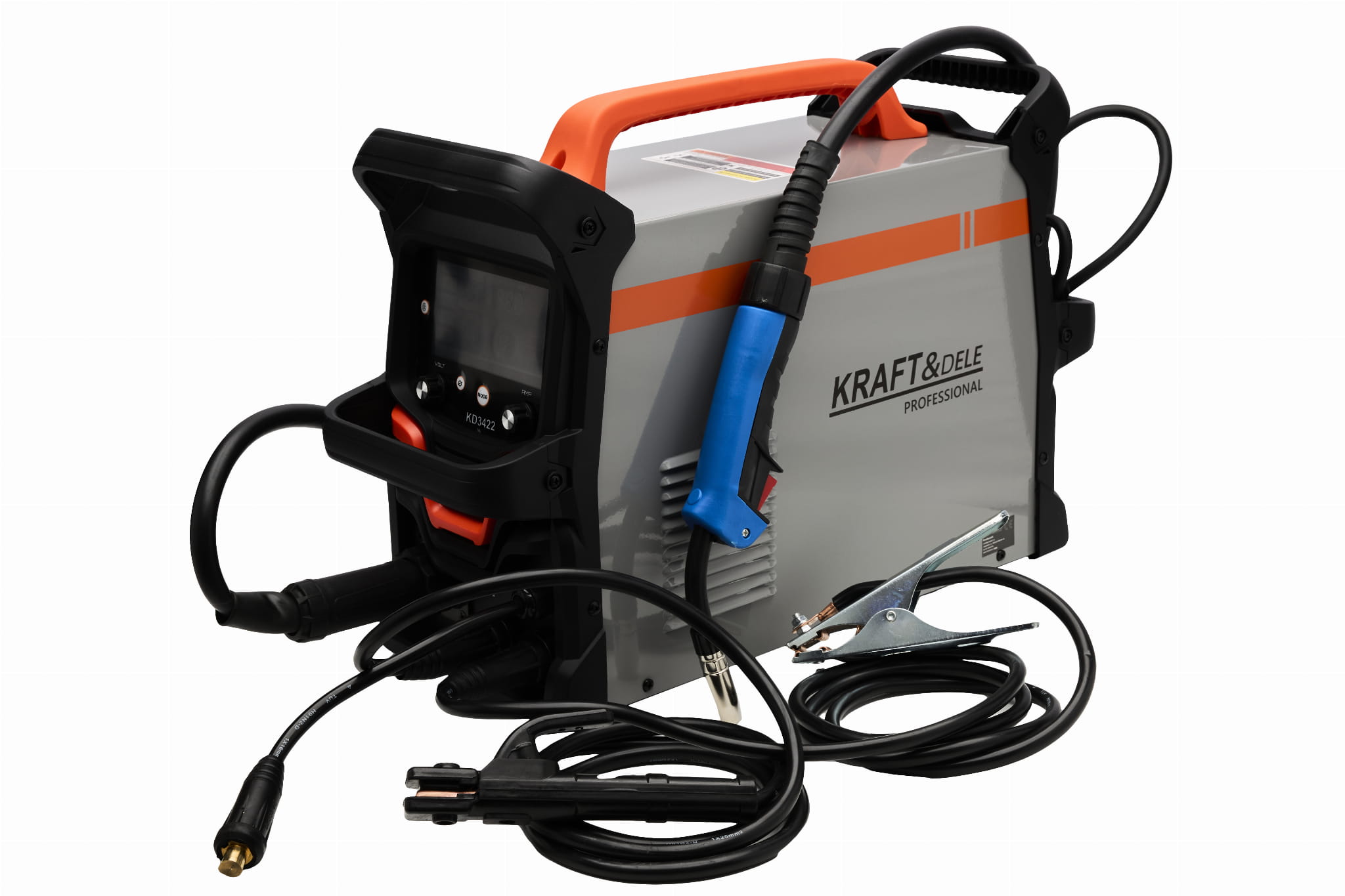  Inverterinis suvirinimo aparatas 255A MIG/FLUX/MMA/LIFT TIG/ALUMINIUM KD3422