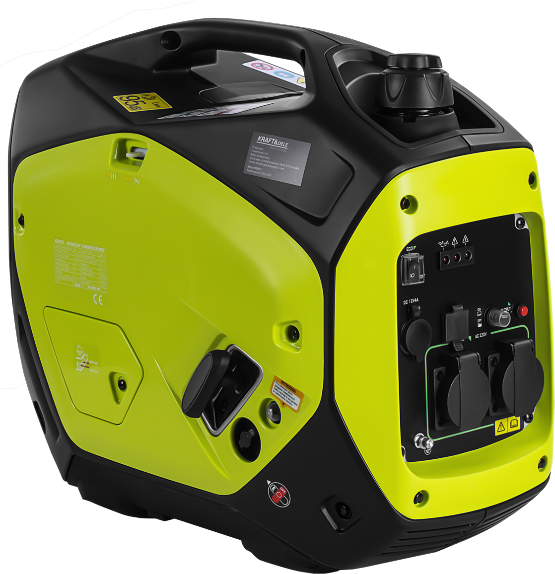 Inverterinis generatorius Kraft & Dele KD685, 230 V, 2,8 kW / 3 kW