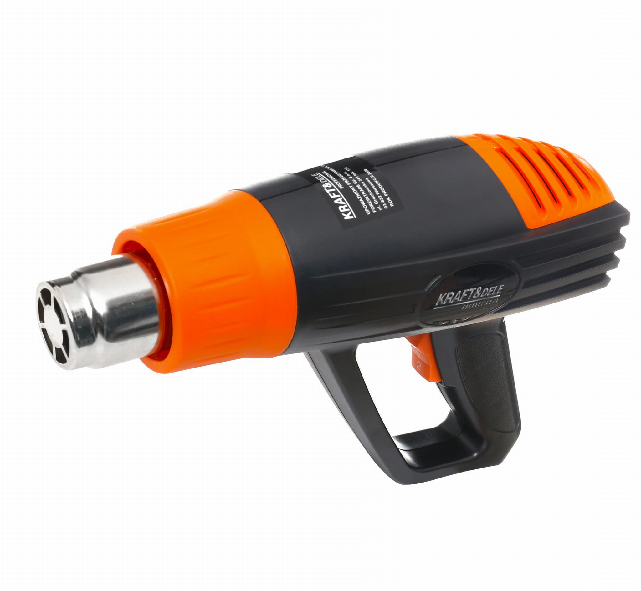 Kaitinimo fenas / orapūtė KD10390, 2000W, 500l/min, 600°C, su lagaminu