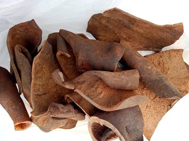 Dried Cowhide (Ponmo)