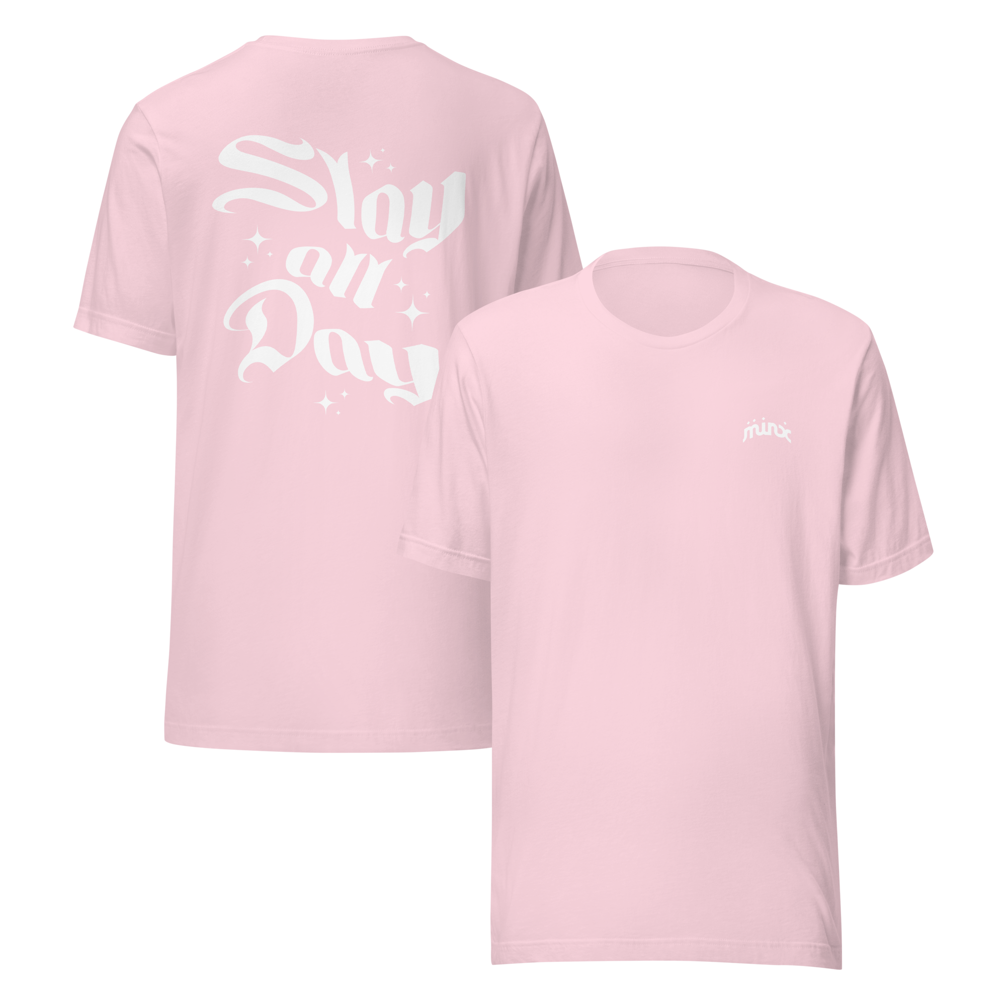 T-shirt rose unisexe MINX