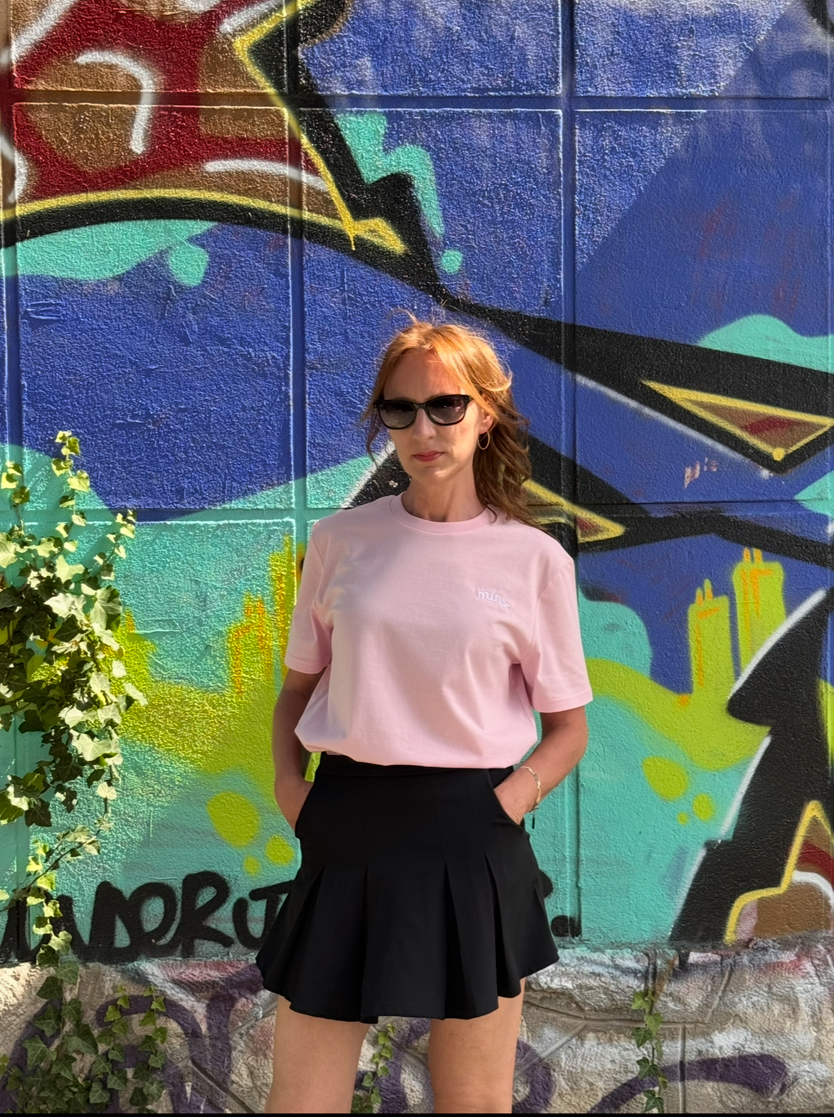 T-shirt rose unisexe MINX