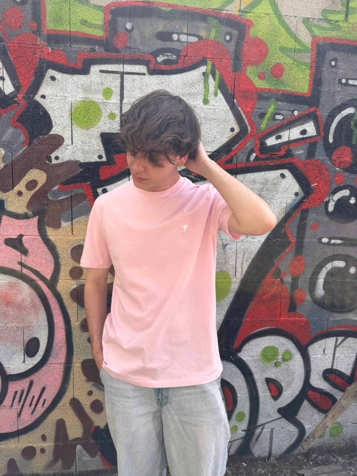 T-shirt rose unisexe MINX