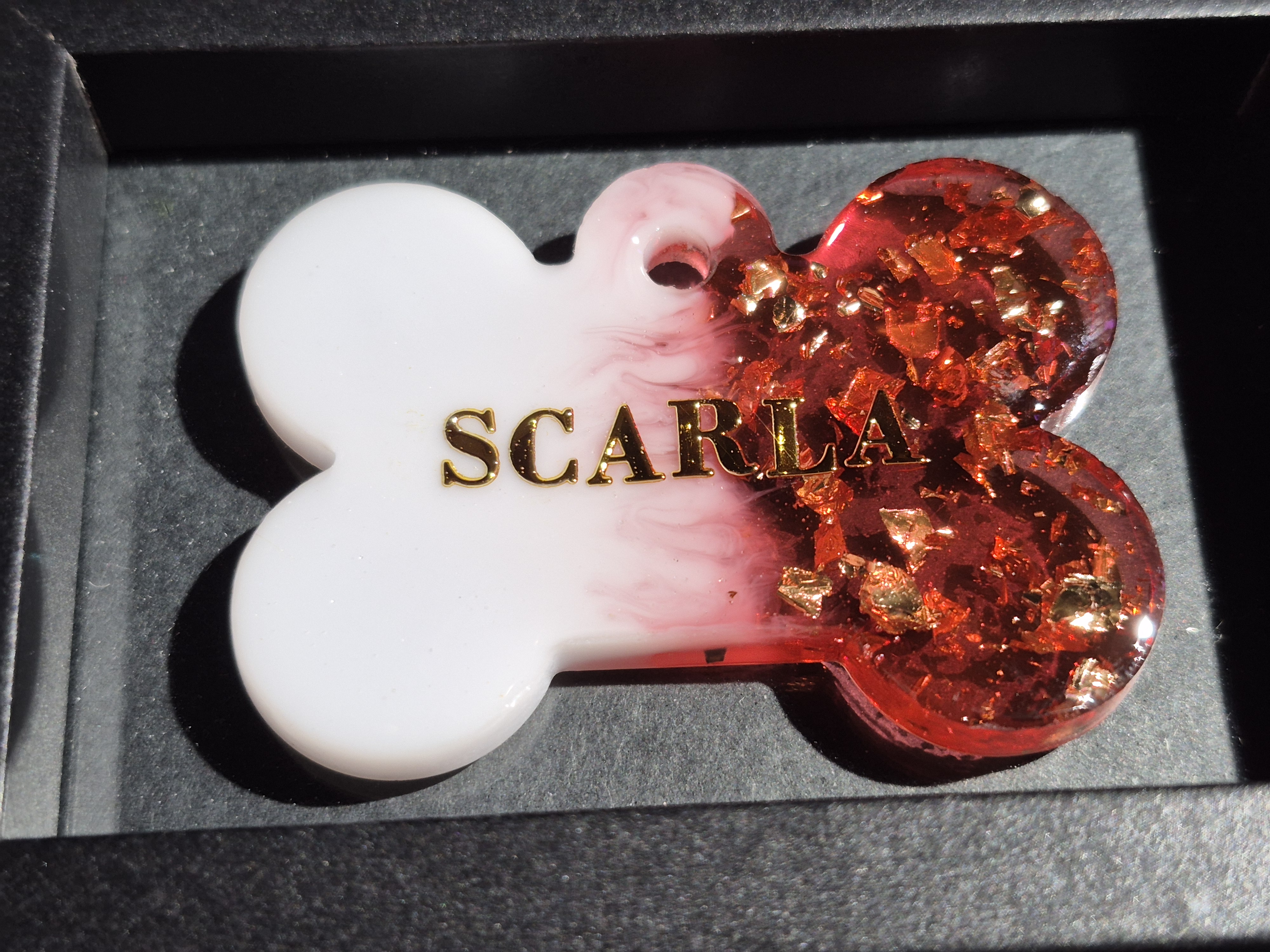 Médaillon personnalisé en résine