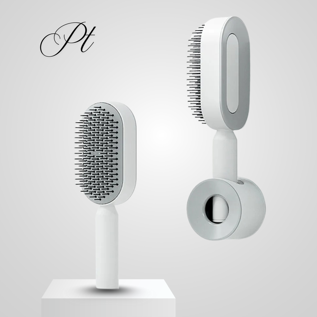 Brosse à cheveux autonettoyante