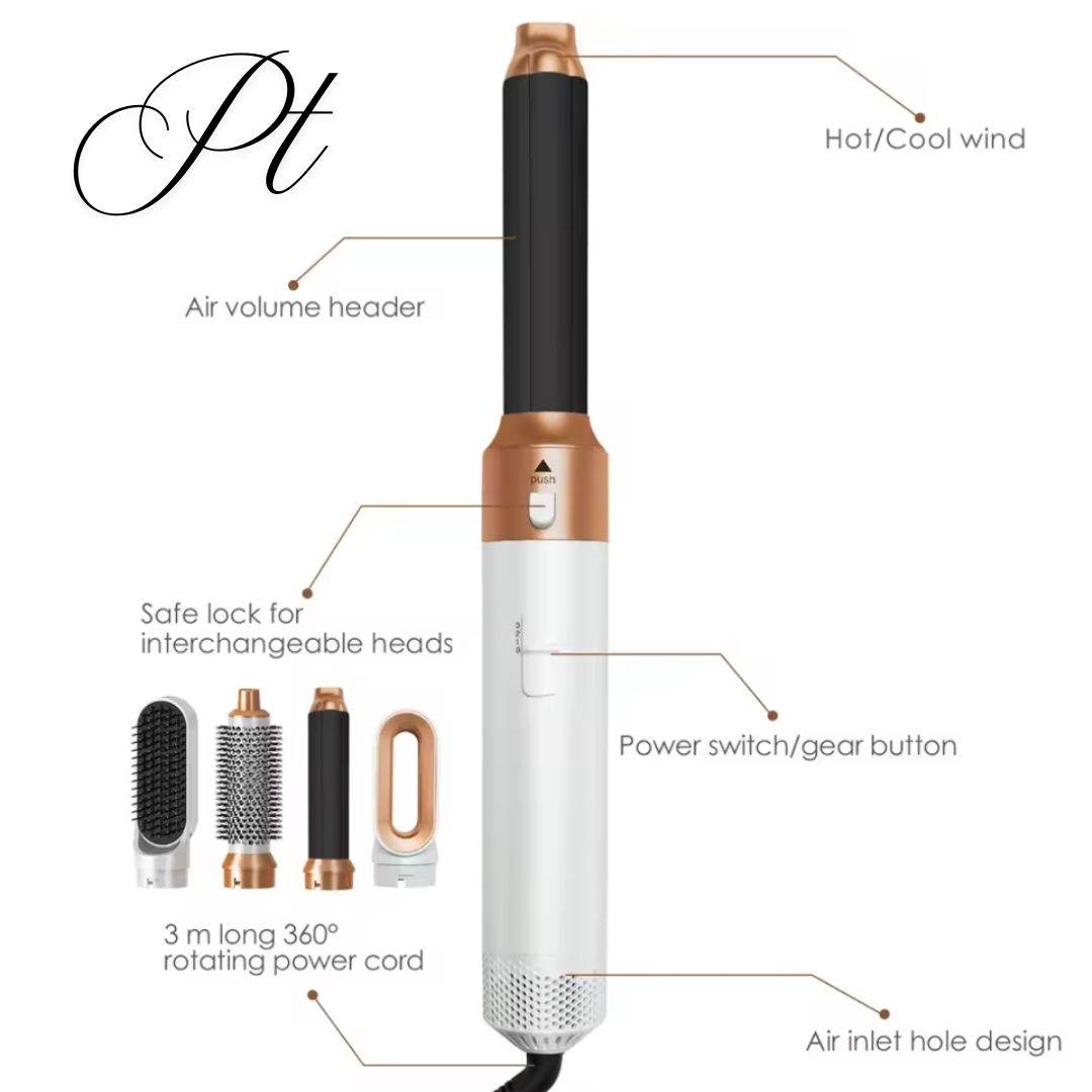 Styler-cheveux électrique 5 en 1