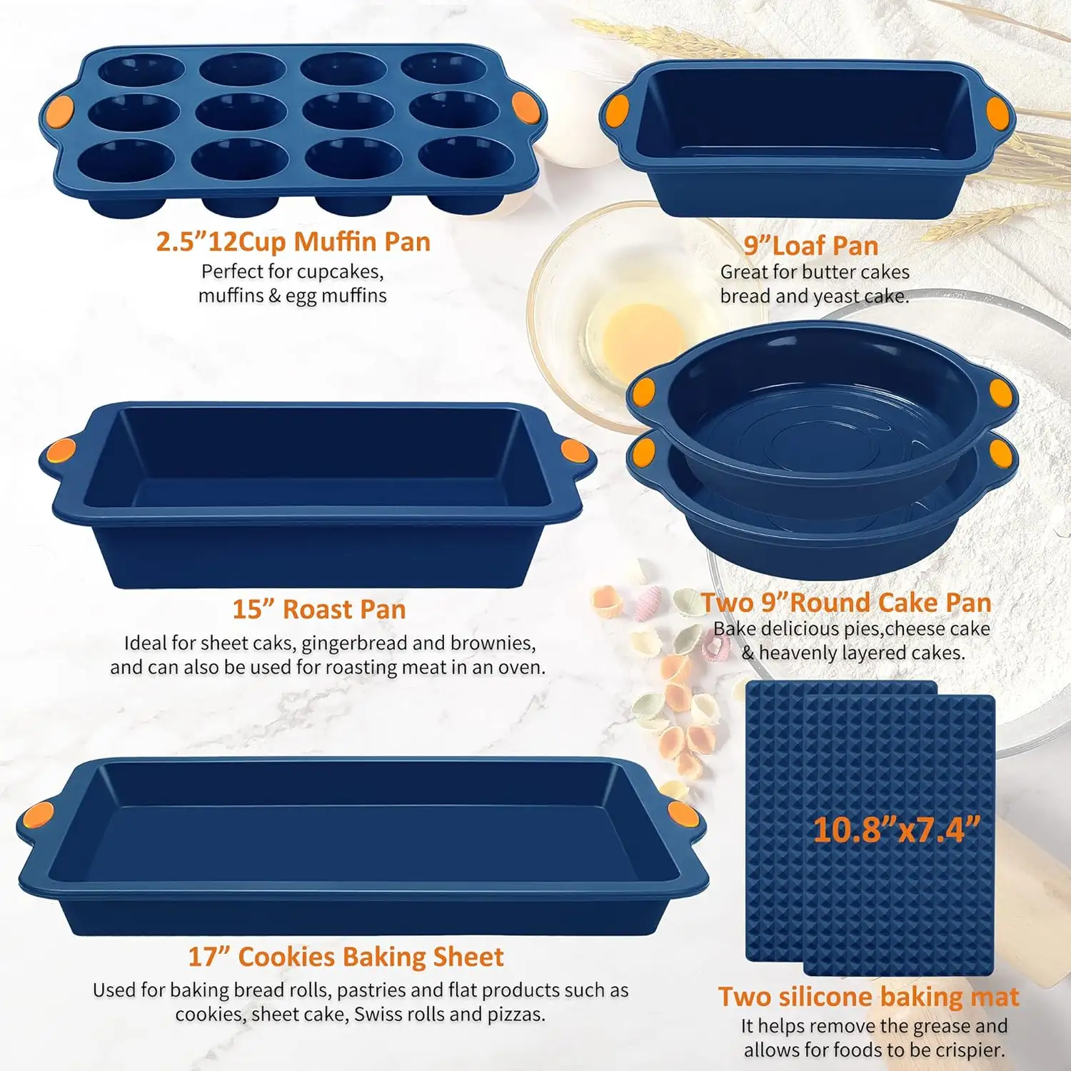 Silicone Bakeware Set