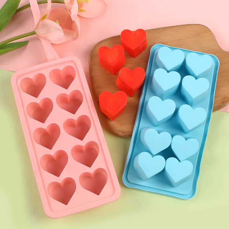 Heart-Shaped Ice Cube Trays