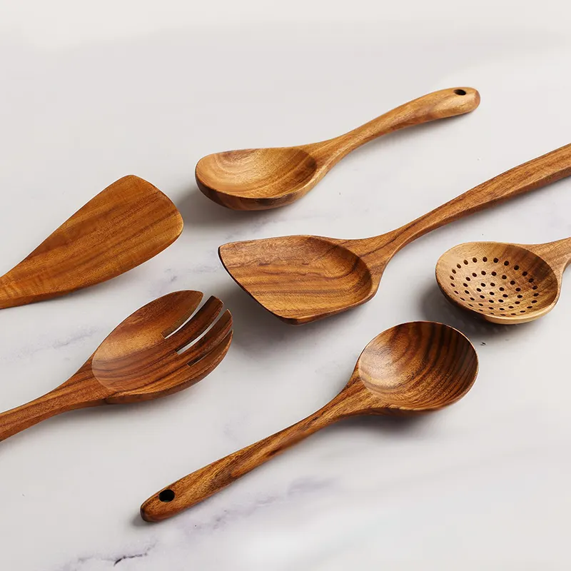 Wooden Kitchen Utensil Set