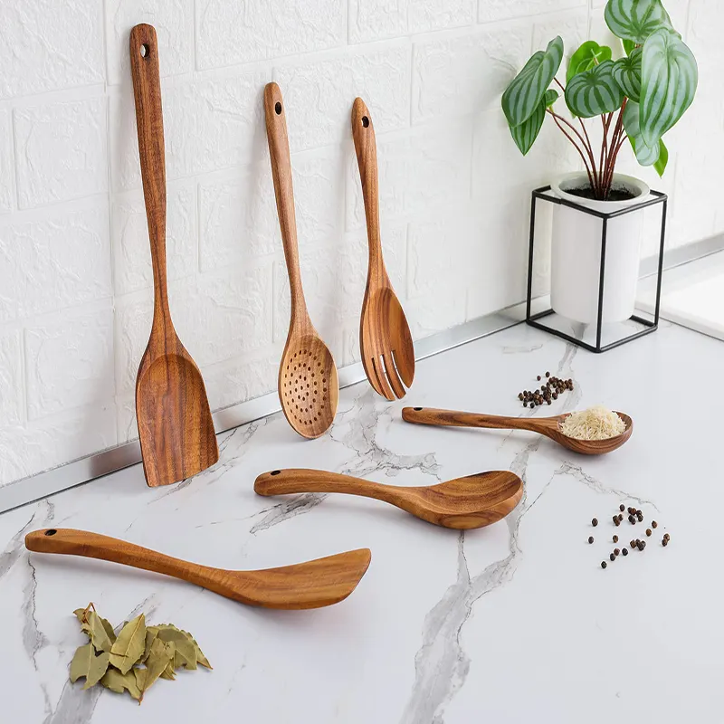 Wooden Kitchen Utensil Set