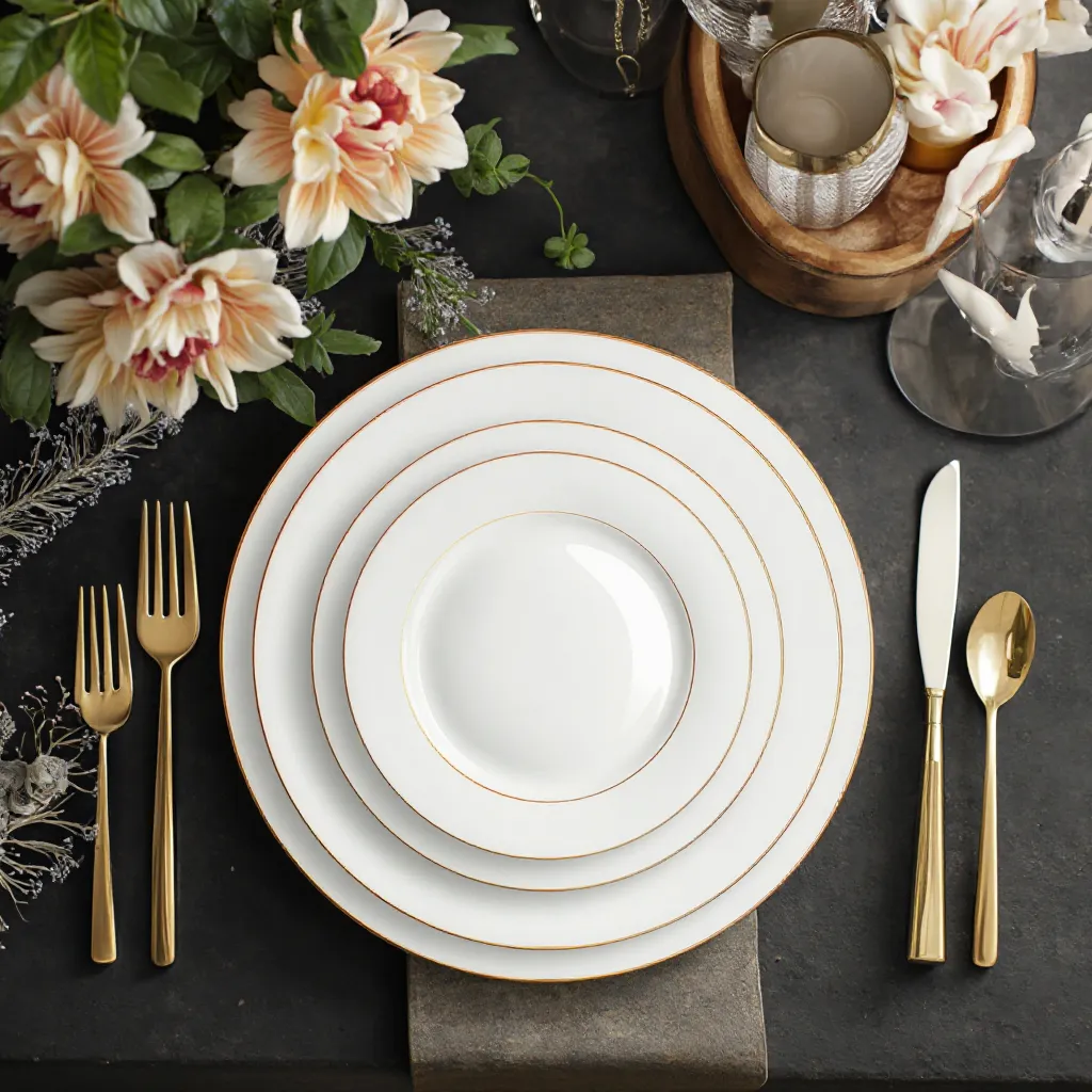 Elegant Dinner Plate Set