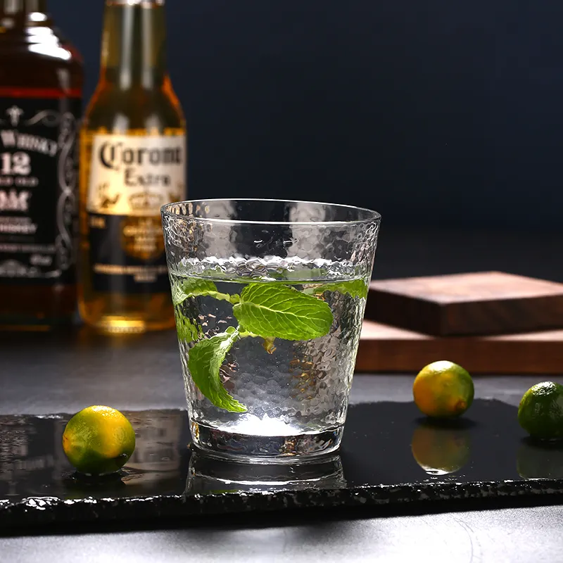 Hammered Glass Tumbler