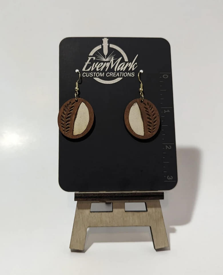 Sourdough Wooden Earrings
