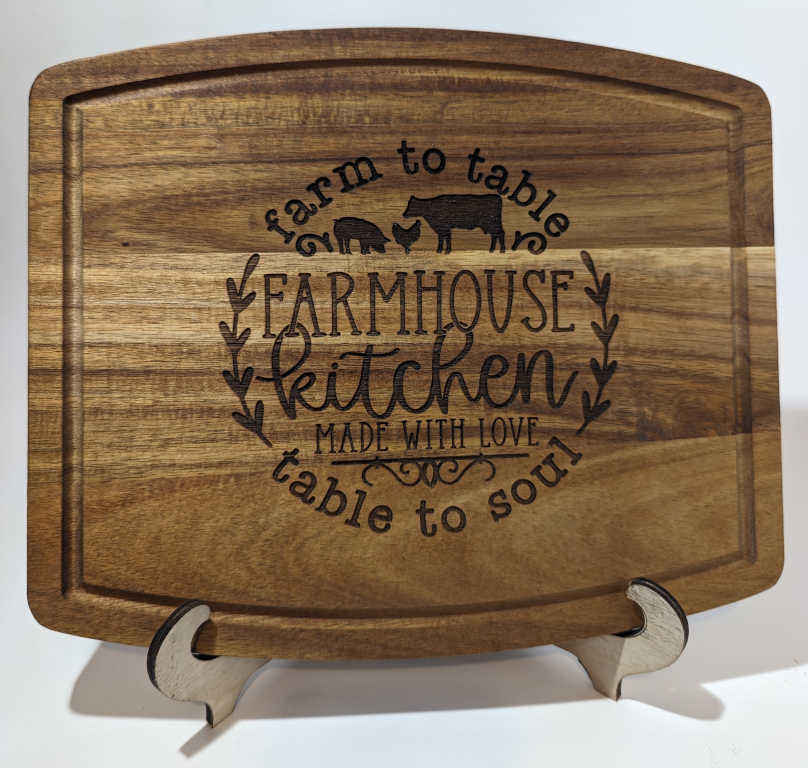Farm to Table Wooden Cutting Board