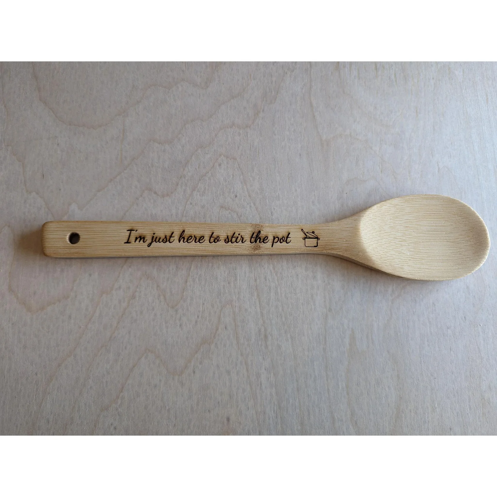 Engraved Wooden Spoon