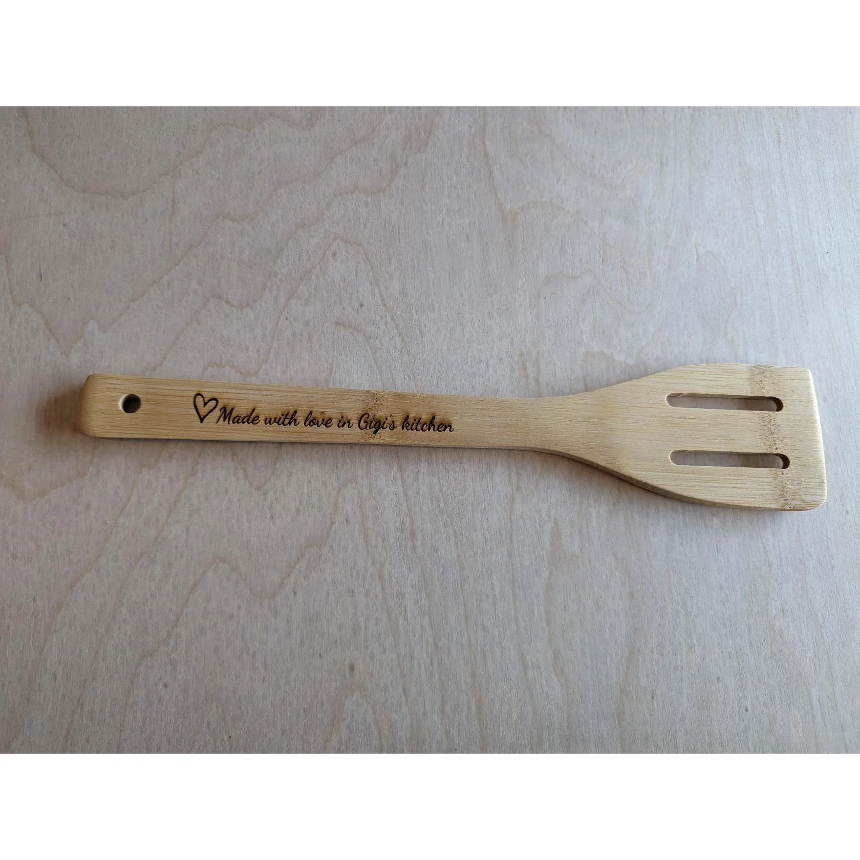 Engraved Wooden Spoon