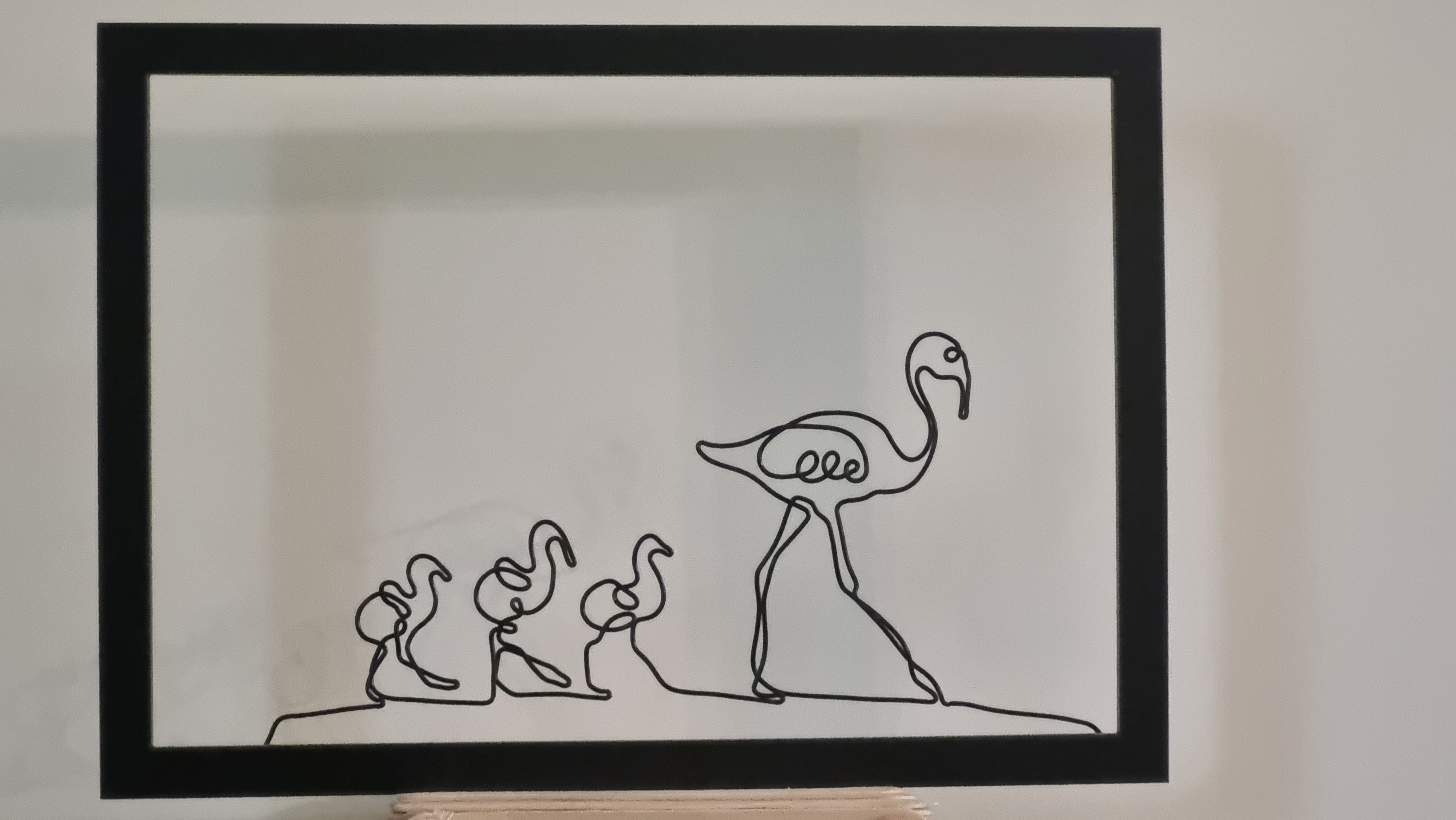 משפחת ברווזים במסגרת