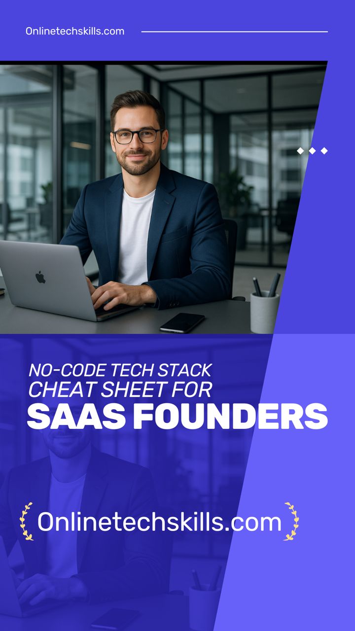 No-Code Tech Stack Cheat Sheet for SaaS Founders