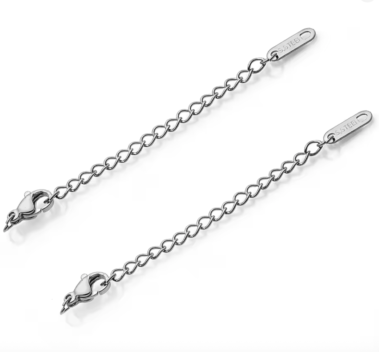 Smykke Extender/forlænger Sølvfarvet 5cm