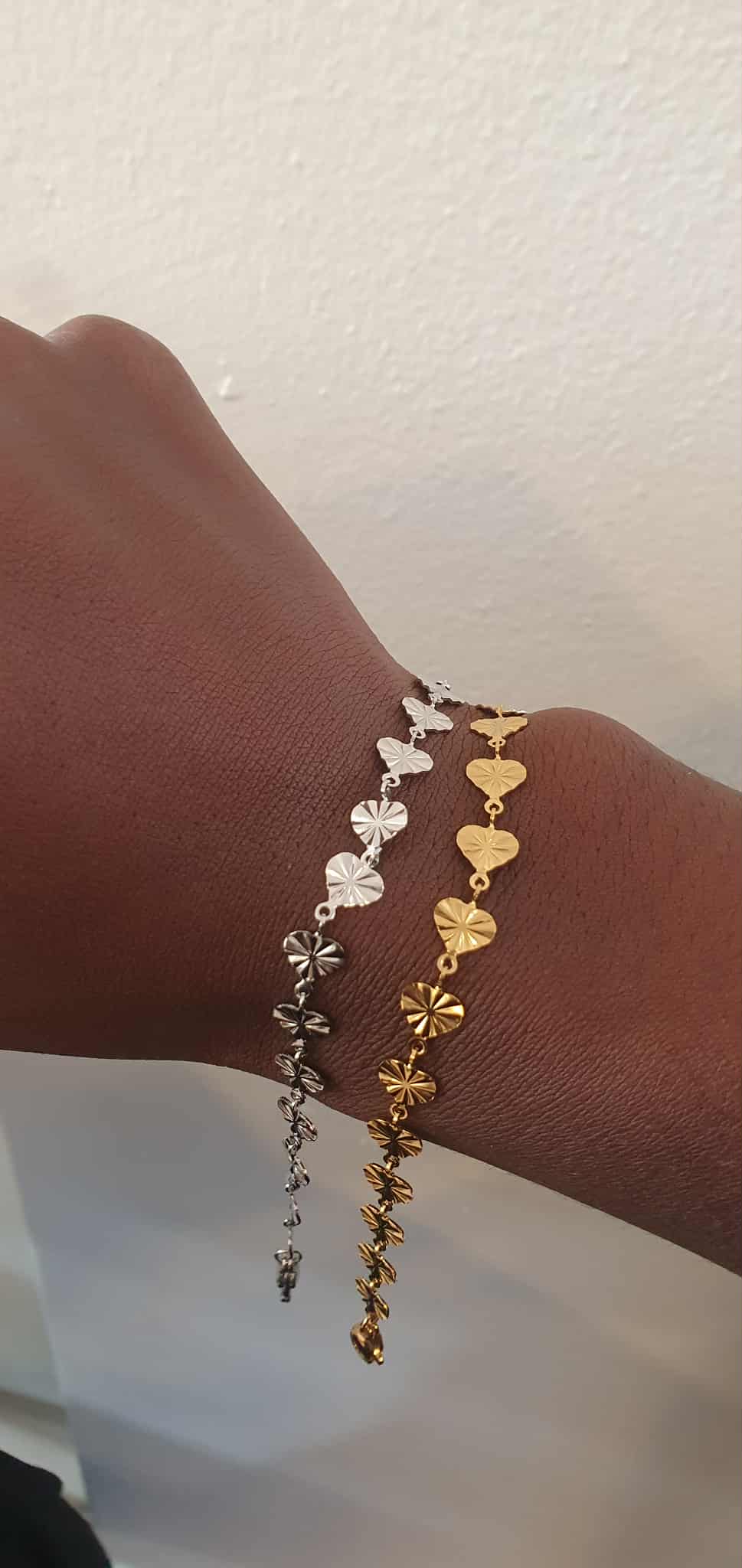 Guld Hjerte Armbånd