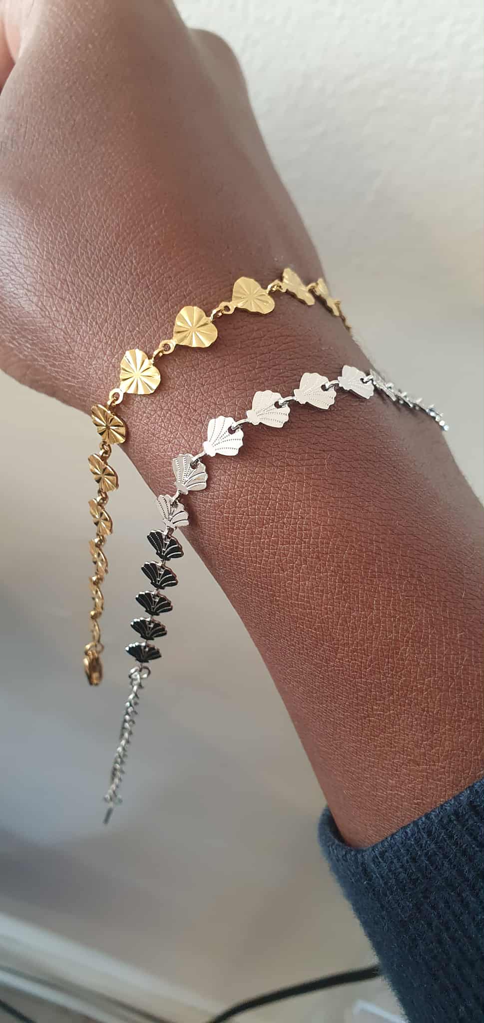 Guld Hjerte Armbånd