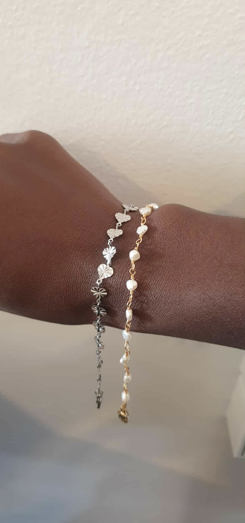 Sølv Hjerte Armbånd