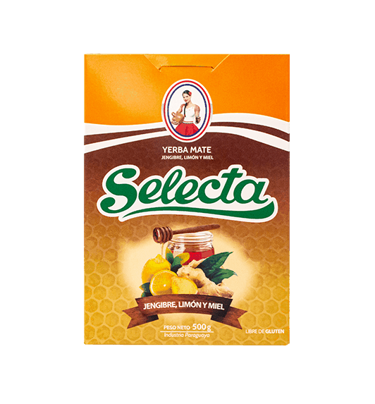 YERBA MATE SELECTA JENGIBRE LIMON MIEL