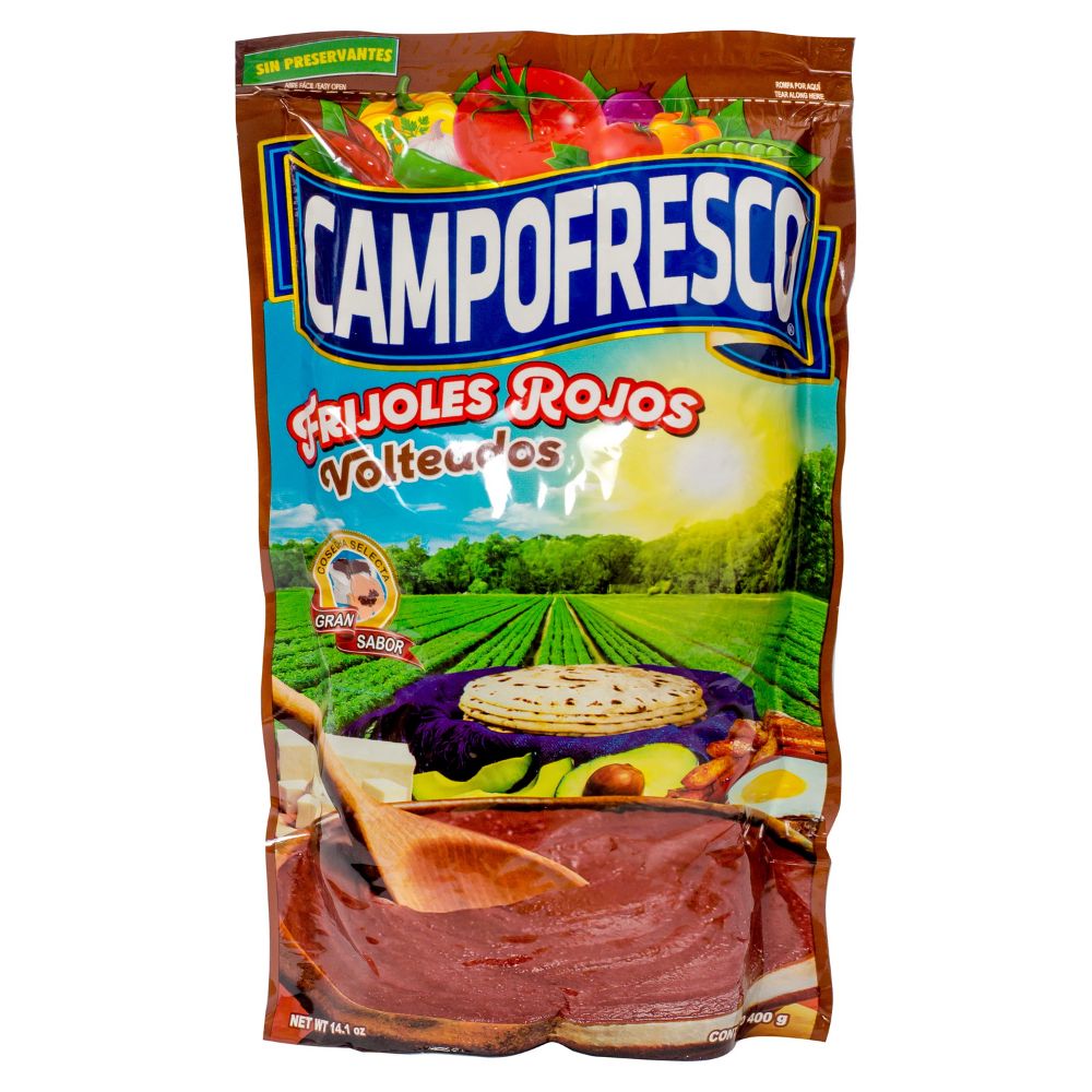 FRIJOLES ROJOS VOLTEADO
