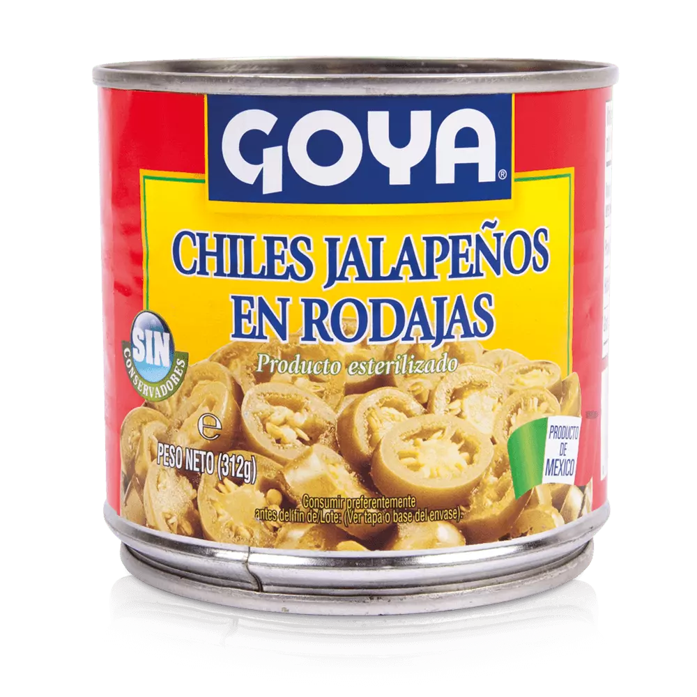 Chiles Jalapeños en Rodajas