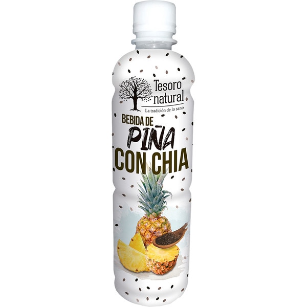 Bebida de piña con chía