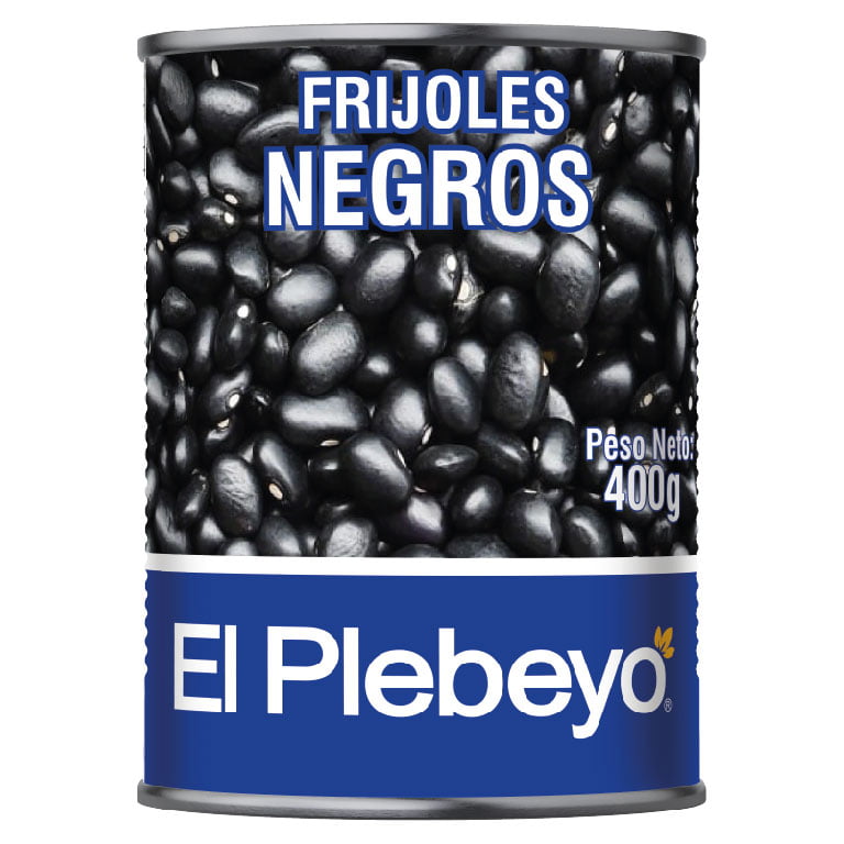 Frijoles negros El Plebeyo 400g