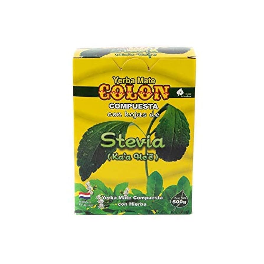 Yerba Mate Colón Compuesta con Hojas de Stevia