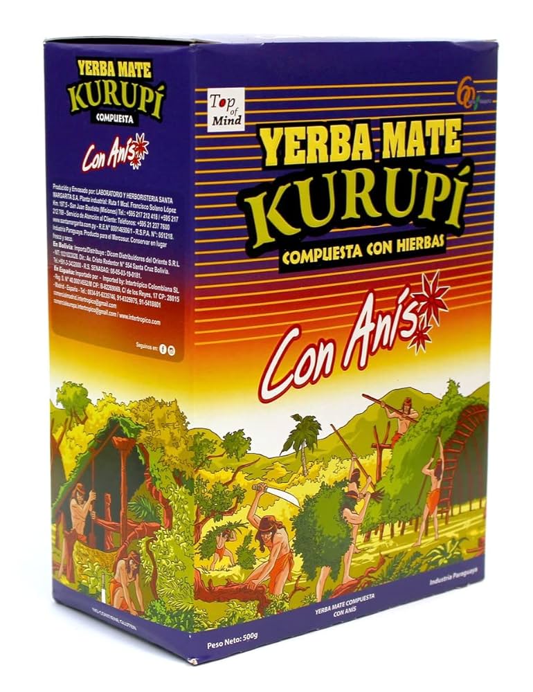 Yerba Mate Kurupí con Anís