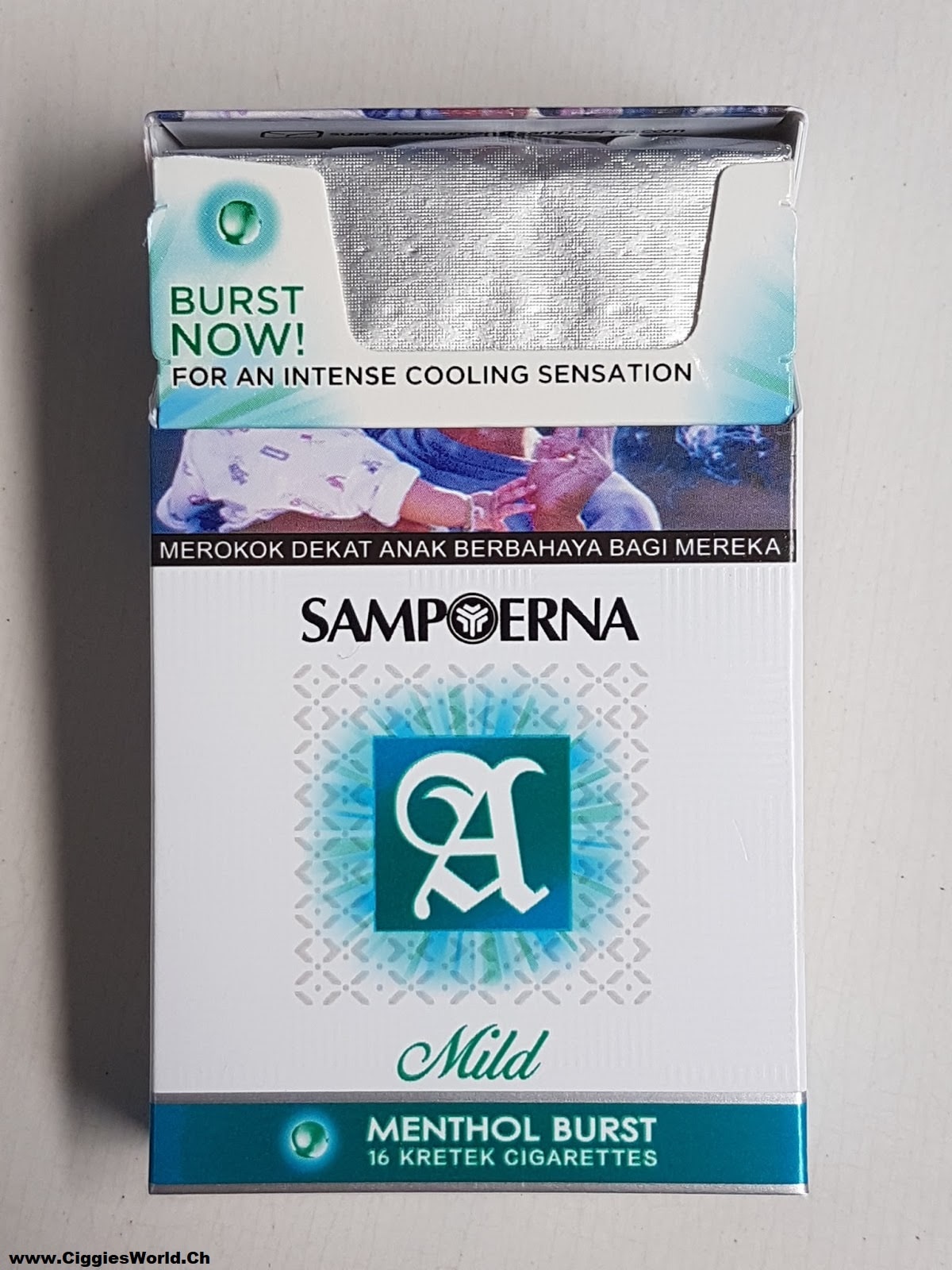 Sampoerna Mild Menthol Burst Cigarettes
