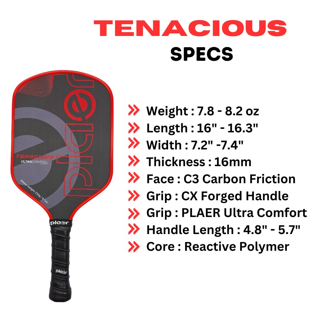 Paleta de pickleball Tenacious
