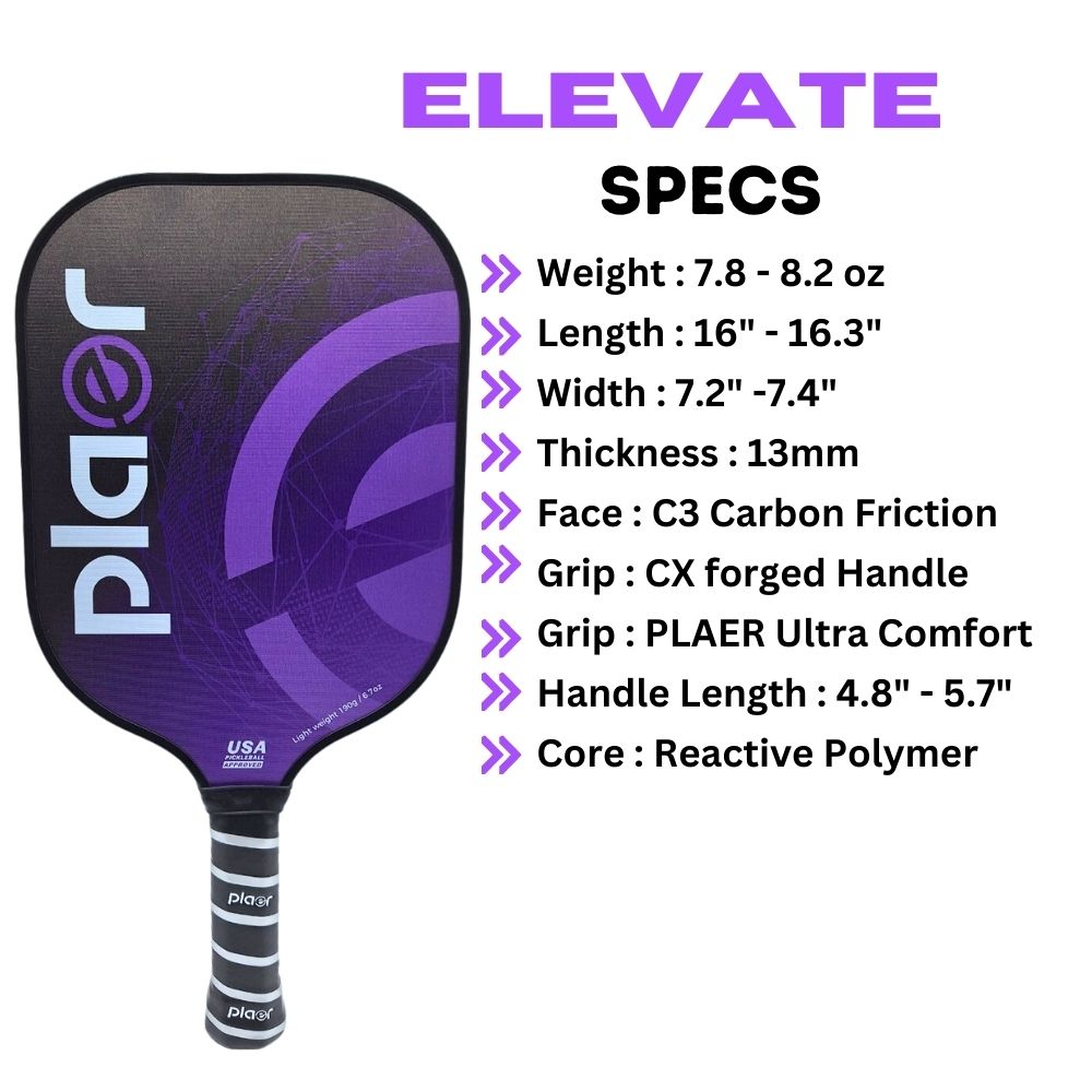 Paleta de pickleball Elevate
