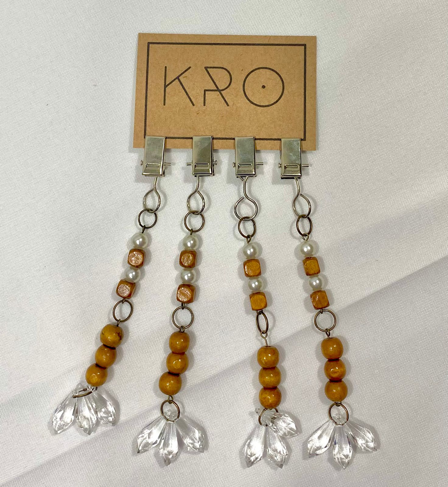 Clip decorativo para manteles 