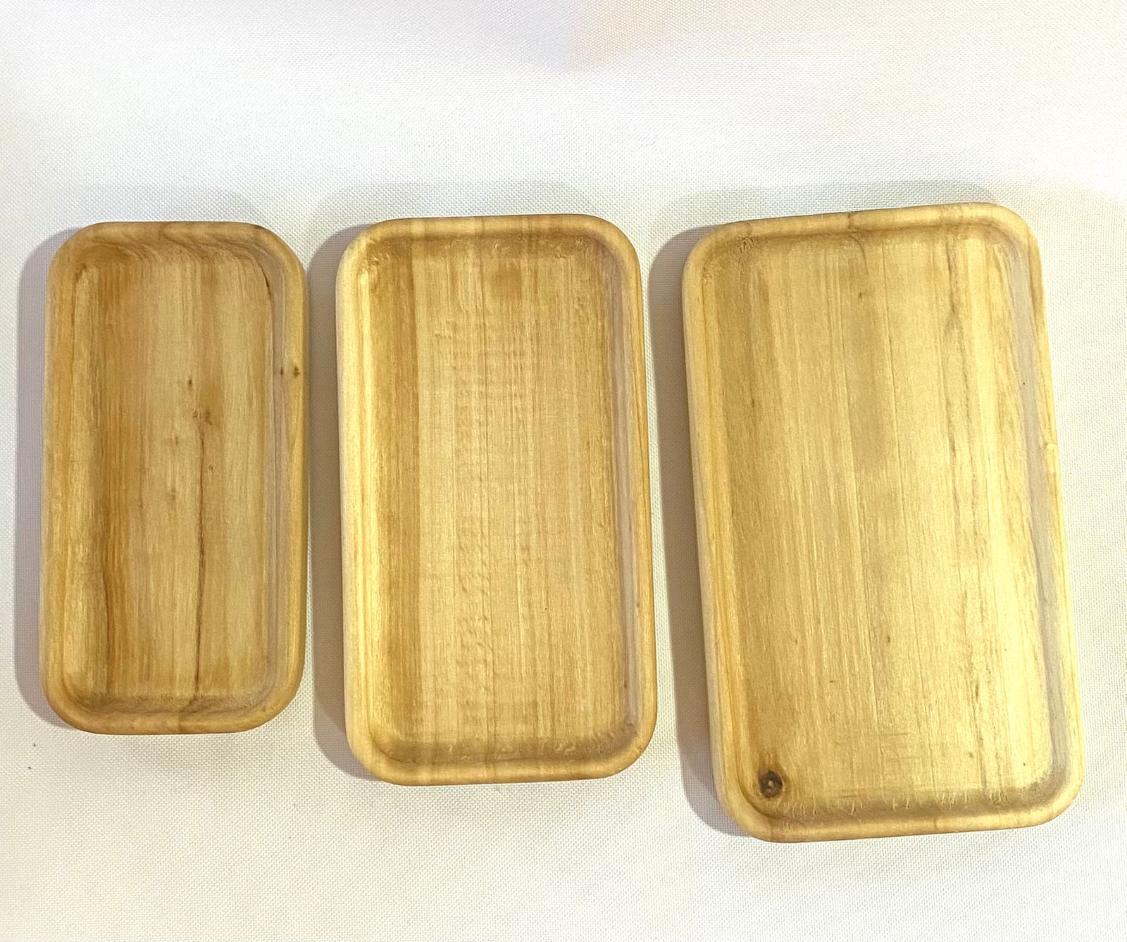 Bandeja de madera rectangular 