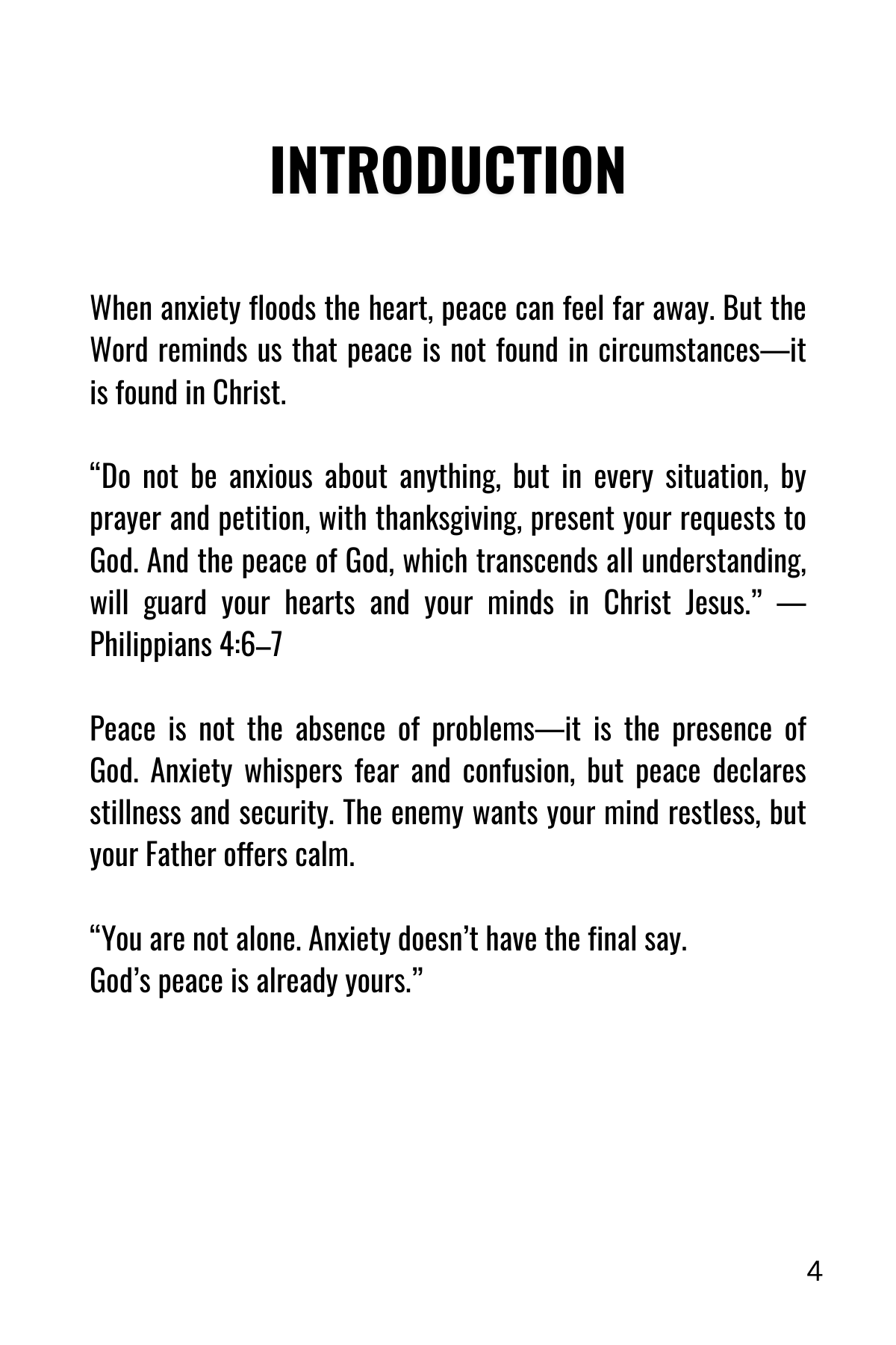Peace in the Midst of Anxiety Bundle