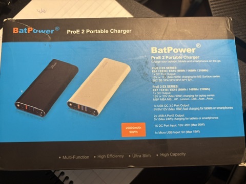 BatPower ProE 2 Portable Charger