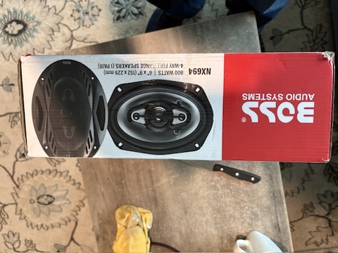 Onyx NX694 6x9 Full Range Speakers