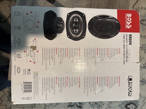 Onyx NX694 6x9 Full Range Speakers