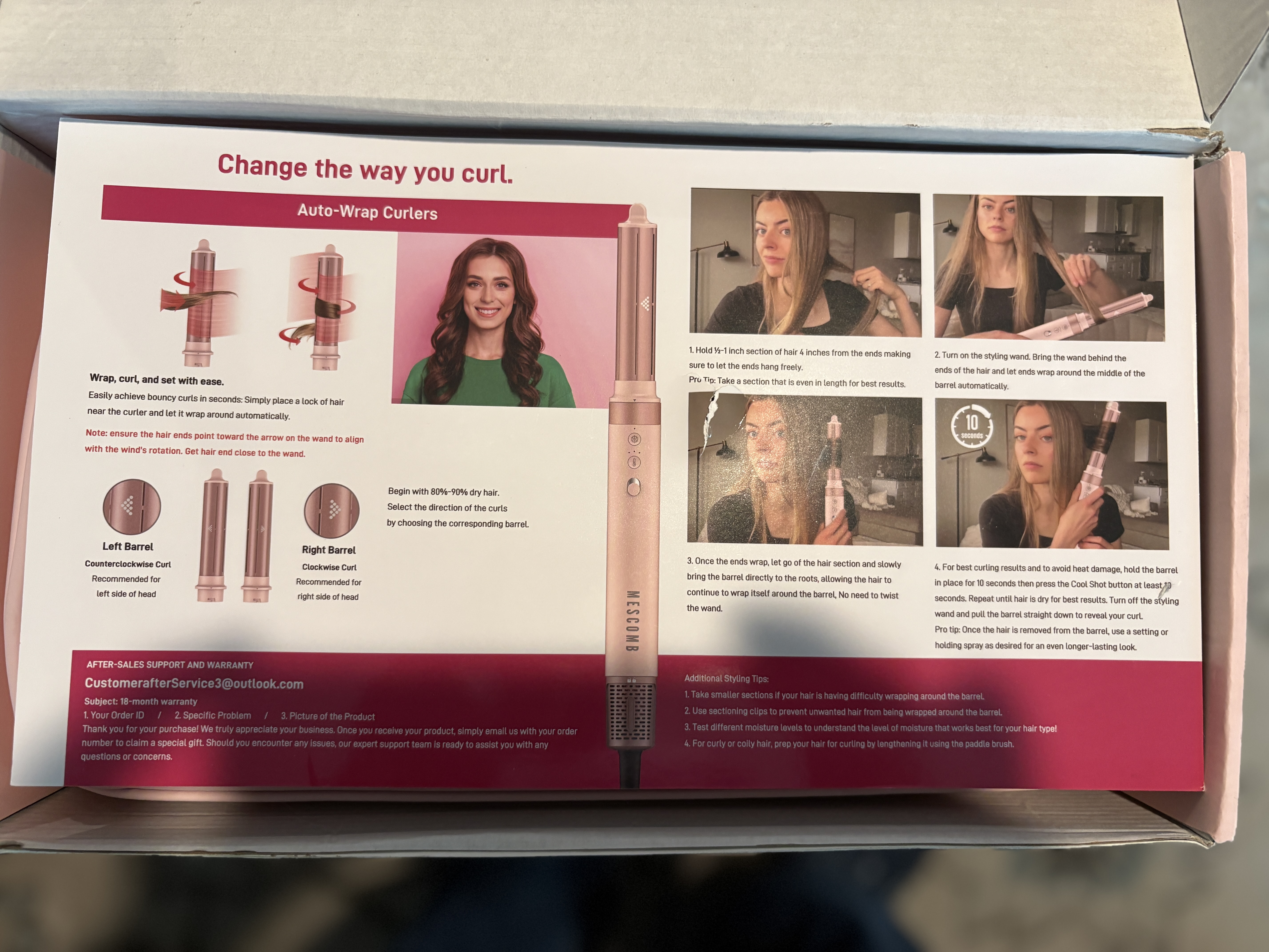 MESCOMB 5 in 1 High-Speed Hair Dryer Brush