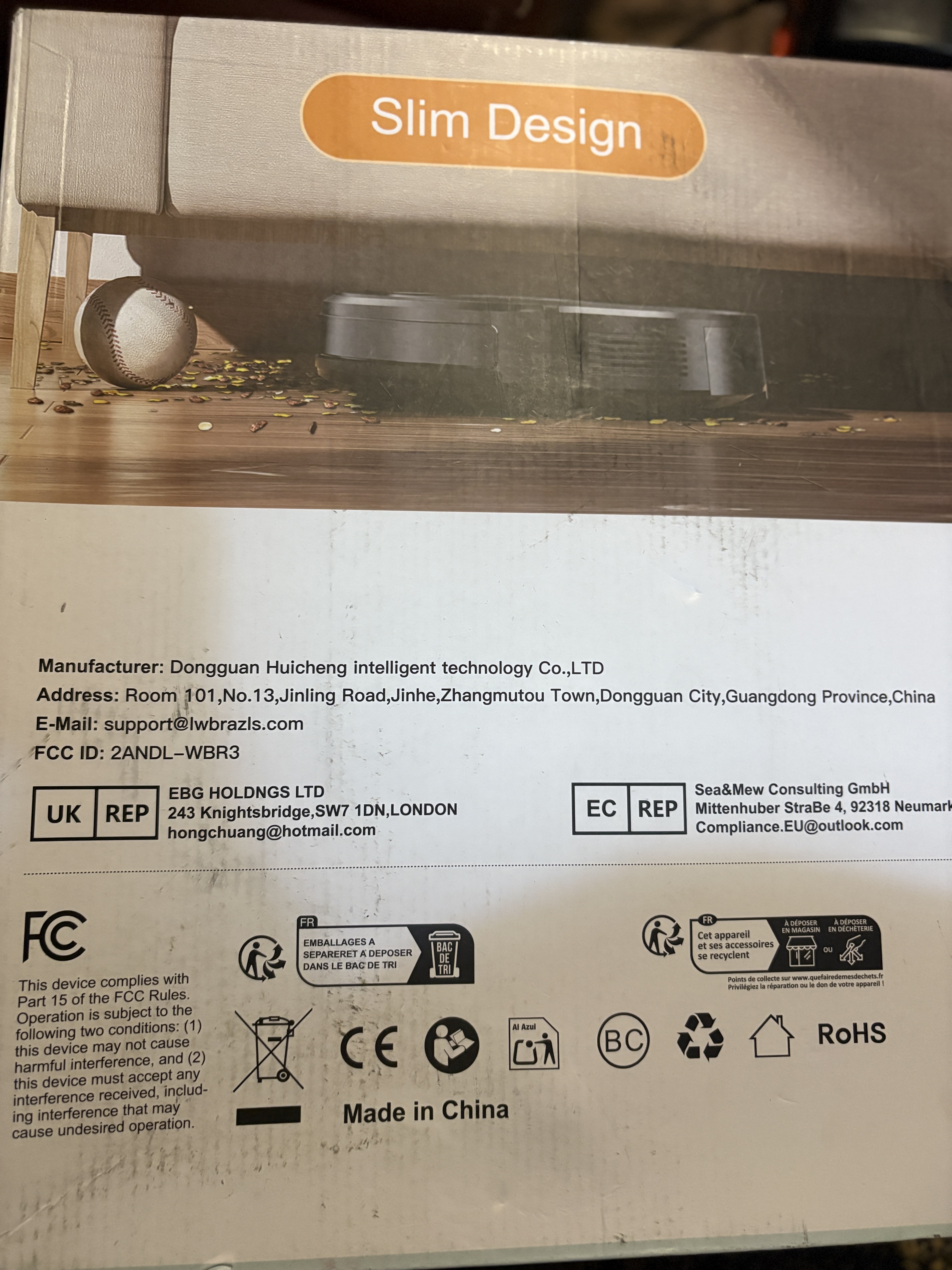 G101X0 Robot Vacuum Cleaner (Missing Remote)